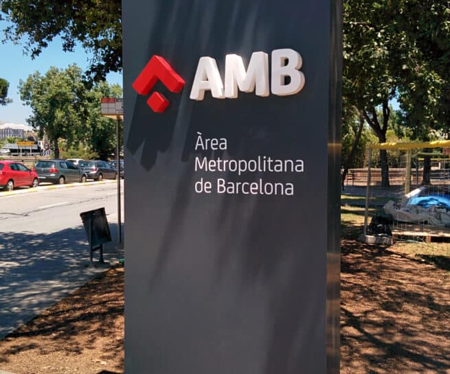 AMB - Àrea Metropolitana de Barcelona - Totem